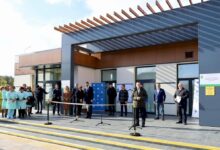 У селі Синяк, що в Бучанському районі Київської області, почала функціонувати нова адміністративна будівля, яка об'єднує три установи. Фото: Анатолій Федорук