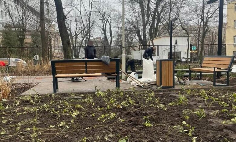 Сквер. Фото: Київська міська прокуратура