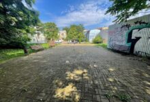 Ділянка, на якій планують створити відкритий простір. Фото: КМДА