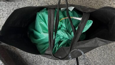 Пакет із вибухівкою. Фото: ОГПУ