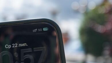 5G на смартфоні. Фото: Даніяр Сарсенов