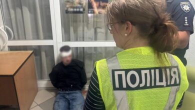 Затриманий чоловік. Фото: поліція