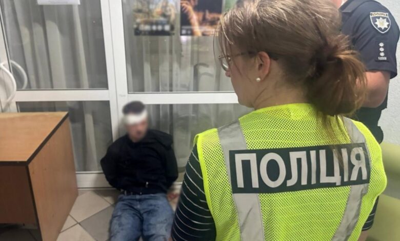 Затриманий чоловік. Фото: поліція