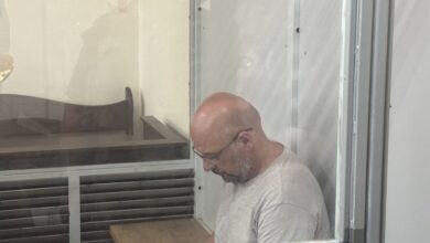Підозрюваний у справі детонації складу боєприпасів Руслан Кучинський у суді 17 липня 2026 року. Фото: Суспільне Новини/Поліна Паламарчук