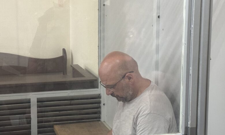 Підозрюваний у справі детонації складу боєприпасів Руслан Кучинський у суді 17 липня 2026 року. Фото: Суспільне Новини/Поліна Паламарчук