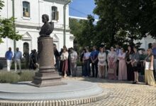 Пам'ятник Івану Мазепі в Національнму заповіднику "Києво-Печерська лавра". Фото: Суспільне