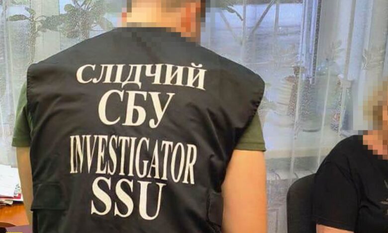 Затримання ексзаступниці голови окупаційної "адміністрації" Алчевська. Фото: СБУ