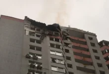 Будинок чоловіка, в який влучив дрон. Фото: ДСНС