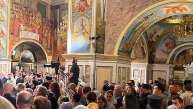 Богослужіння в Успенському соборі. Фото: 24 Канал