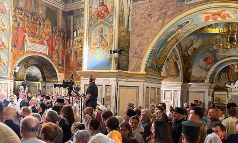 Богослужіння в Успенському соборі. Фото: 24 Канал