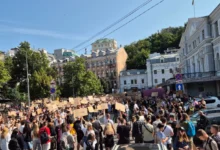 Протест проти відставки Федорова в Києві. Фото: Дарина Феденко / hromadske