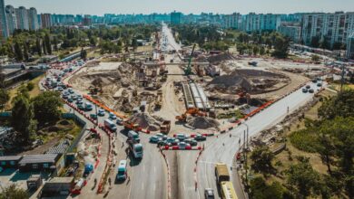 Ремонт шляхопроводу біля станції метро "Чернігівська". Фото: Autostrada