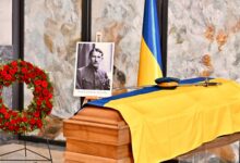 Останки полковника Євгена Коновальця. Фото: Офіс Президента України