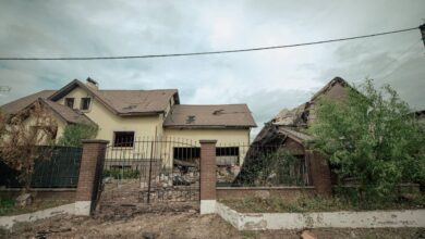 Наслідки атаки РФ в селі Мила. Фото: Тимур Ткаченко