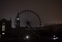 Блекаут в Києві. Фото: Андрій Кравченко / AP