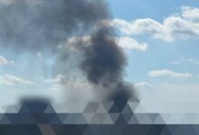 Дим після російської атаки по Києву 2 вересня. Фото: Суспільне Новини/Ярослав Прищепа