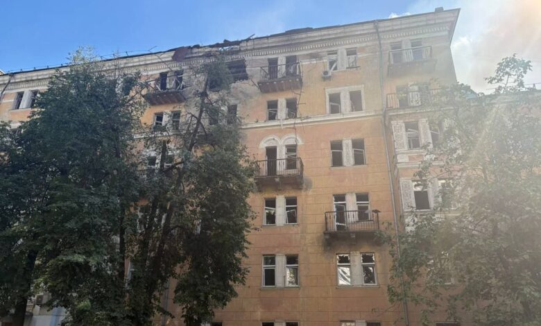 Наслідки удару по НУХТ. Фото: ЧГ. Інше
