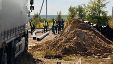 Будівництво водогону. Фото: Тимур Ткаченко